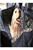 Araç Içi Arka Koltuk Köpek Örtüsü Kamuflaj Desenli Sıvı Geçirmez Evcil Hayvan Örtüsü Havuz Minder