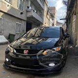 Honda Civic FB7 2012-2016 Batman Yarasa Ayna Kapağı Piano Black ABS Plastik