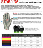 Darbelere Kesilmelere Dayanıklı Starline Stl-1109 Eldiven No 10