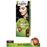 Palette Kalıcı Doğal Renkler 1-1 Gece Mavisi