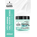 Glıss 4'ü 1 Arada Nemlendirici Saç Bakım Kürü 400 Ml