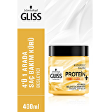 Gliss Kusursuz Bakım Protein Shea Yağı 4'ü 1 Arada Besleyici Saç Bakım Kürü 400ml