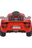 Rollplay Porsche 918 Spyder Akülü Araba Kırmızı
