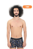 Erkek Pamuklu Likralı Boxer 5'li Premium Paket Çeyizlik Özel Dizayn