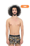 Erkek Pamuklu Likralı Boxer 5'li Premium Paket Çeyizlik Özel Dizayn