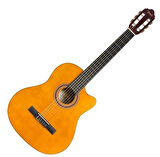 VC104TC Klasik Gitar Cutaway 4/4 Sap Çelikli Naturel