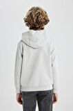 DeFacto Erkek Çocuk Kapüşonlu Sweatshirt B7365A824SPGR503