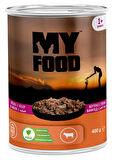 MY FOOD 12 ADET JÖLELİ PARÇA ETLİ YETİŞKİN KEDİ YAŞ MAMASI BİFTEKLİ