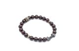 DOĞAL HEMATİT GRANAT BİLEKLİK 1.KALİTE 002