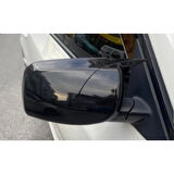 Sts Oto Aksesuar Bmw E60 2003-2010 Batman Yarasa Ayna Kapağı Piano Black Abs Plastik