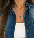 Kişiye Özel Film Şeridi Fotoğraflı Sevgili Kupası ve Gece Parlayan Lotus Kolye Hediyelik Seti