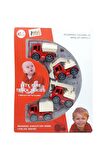 Kırmızı Kartela 4 Lü Sürtmeli Araçlar 22065-tx687