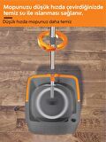 Clean Water Temiz & Kirli Suyu Ayırma Özelliği Temizlik Seti Mop Paspas + 1 Yedek Mop Hediye