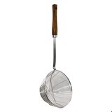 BAMBU SAPLI BÜYÜK METAL KEVGİR (3877)