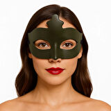 Haki Yeşil Renk Masquerade Kostüm Partisi Venedik Balo Maskesi