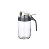 Cam Yağdanlık - Kulplu Sirkelik Sosluk 660ml