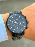 TS.FT.1.107 Toms Çelik Kordon 30 Mt Suya Dayanıklı Yeni Sezon Şık Tasarım Erkek Kol Saati