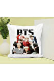 BTS Baskılı Kupa ve Yastık Hediyelik Set Arkadaşa Hediye