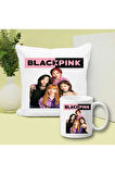 Blackpink Baskılı Kupa ve Yastık Hediyelik Set Arkadaşa Hediye