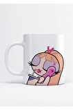 Powerpuff Girls Blossom Porselen Kupa Bardak