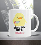 Hediyemi Katil Civciv Göbek Adım Tehlike Kişiye Özel Kupa Bardak