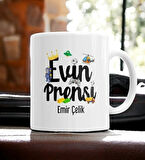 Hediyemi Evin Prensi Kişiye Özel İsimli Kupa Bardak