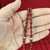 Kişiye Özel Kutulu Deve Kemiği İmameli Arpa Kesim Kınalı Kuka Tesbih – Şık Ahşap Hediye Kutulu Özel Tasarım