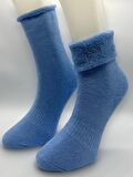 CİHO SOCKS 6 Çift Kadın Kışlık, Kalın, Kıvrık, Lastiksiz Termal Soket Çorap