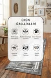 Ehl-09 Yıkanabilir Yolluk Halı Kaymaz Taban Salon Mutfak