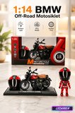 1:14 Çek Bırak Sesli Işıklı Diecast Model Yarış Motosikleti - Hediyelik Oyuncak Motor