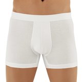 Şahinler E031 Erkek Likralı Boxer Külot 6lı Paket Beyaz XL