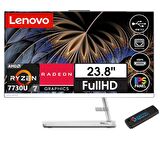 Lenovo Ideacentre AIO 3 BF0G100TMTX05 AMD Ryzen 7 7730U 16 GB Ram 256 GB SSD Radeon Graphics 23.8" Full HD All in One PC + Zetta Flash Bellek