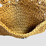 Uretti - Necla 4345 - El Emeği İle Yapılan Kağıt İp Para Cüzdanı 9cm - Kahverengi
