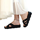 Pierre Cardin 7485 Siyah Rugan Kadın Terlik