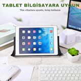 TechTic Monitor Tv Üstü Raf Portatif Katlanır Düzenleyici Projeksiyon Rafı Telefon Tablet Standı