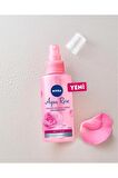 Nivea Aqua Rose Organik Gül Suyu Nemlendirici Yüz Sprey 150ml, Makyaj Öncesi ve Makyaj Sonrası Sabitleyici