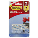 Command Şeffaf Askı Küçük Boy 17092