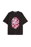 UNİSEX Bay Bape Desenli Siyah Yazlık T-shirt