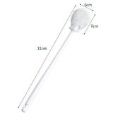 30 cm Kavanoz Biberon Temizleme Fırçası Nargile Temizleme Fırçası Silikon Biberon Fırçası 