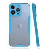 Apple İphone 14 Pro Kılıf Platin Silikon - Mavi