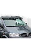 Volkswagen T5 Transporter Ön Cam Güneşliği Siperlik Vizör Akrilik (ABS) Piano Black 2003-09