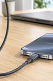 Telefon Aksesuarları Günlük Ofis Şarj Kablosu Type-C to Lightning Data Kablo U18 Siyah