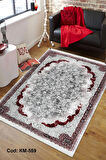 Pamuk Dokuma Taban Kaymaz Yıkanabilir Klasik Desenli  Salon Halısı Mutfak Halısı Koridor Halısı