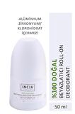 INCIA %100 Doğal Roll On Deodorant Beyazlatıcı Ter Kokusu Önleyici Leke Yapmayan 50 ml