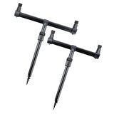 TechTic Sazan Balıkçılık Çantalı Buzz Sticks Buzzbar Bankstick Olta Çubuğu Tutacağı 2 Rods Kit Ayak