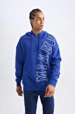 DeFactoFit NBA Miami Heat Oversize Geniş Kalıp Kapüşonlu Kalın Sweatshirt D0677AX24AUBE181