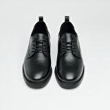 Günlük Hakiki Deri Kadın Bağcıklı Casual Ayakkabı