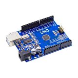 Arduino Uno R3 Geliştirilmiş CH340 Chip - Klon (USB Kablo Dahil)