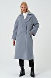 Dress Cabinet Kadın Kruvaze Yaka Kaşe Kaban