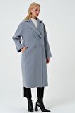 Dress Cabinet Kadın Kruvaze Yaka Kaşe Kaban